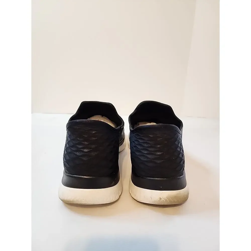 Skechers Slip Ins Shoes Women's 11 Black Gray Slip On Walking Athletic Sneakers